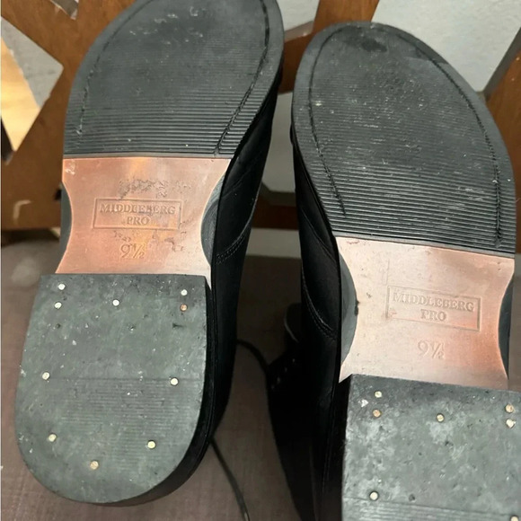 MIDDLEBURG Tall Black Vegan Leather
 Riding Boots Size 9.5 - Picture 13 of 13